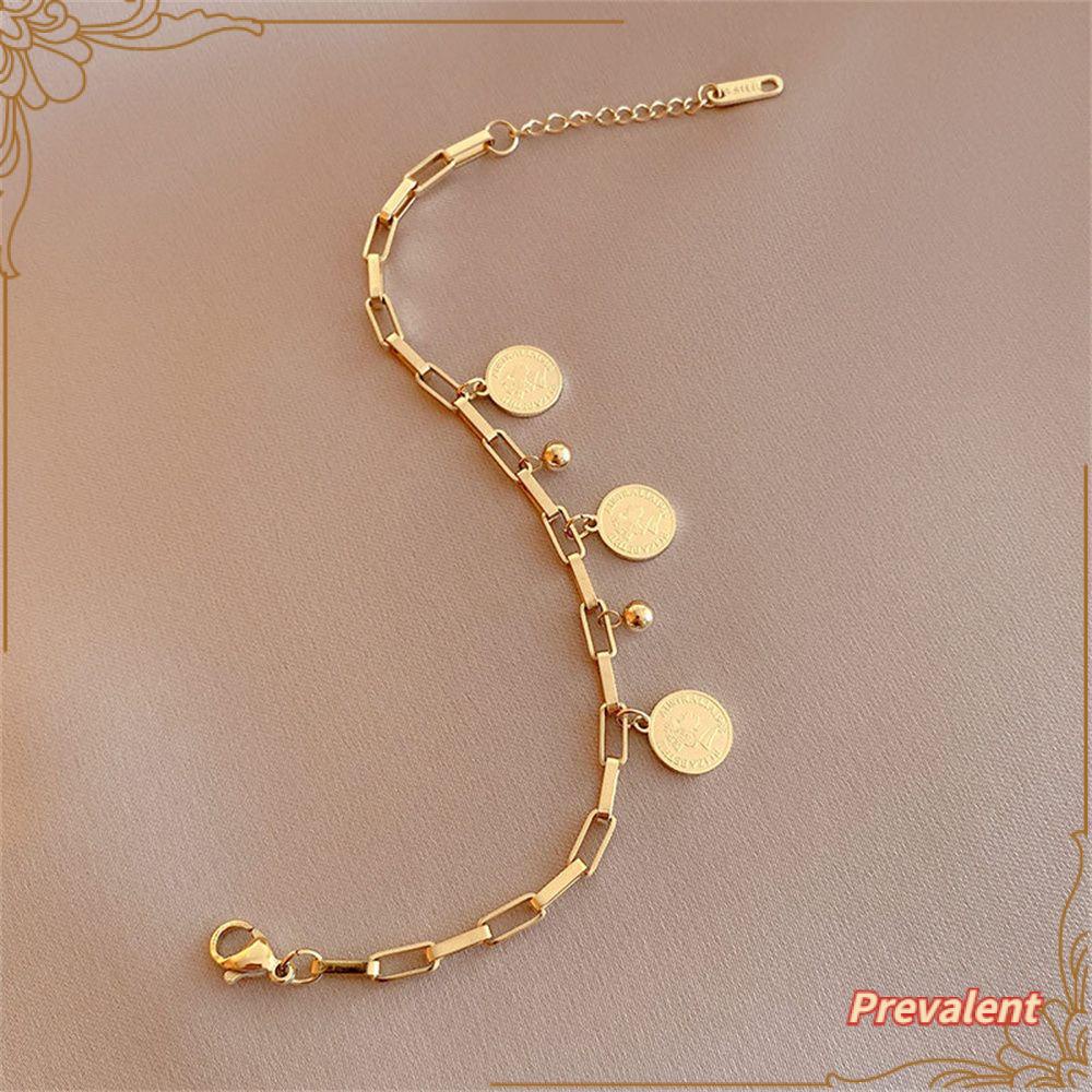 Preva Mutiara Gelang Perhiasan Wanita Lapis Emas Gothic Portrait