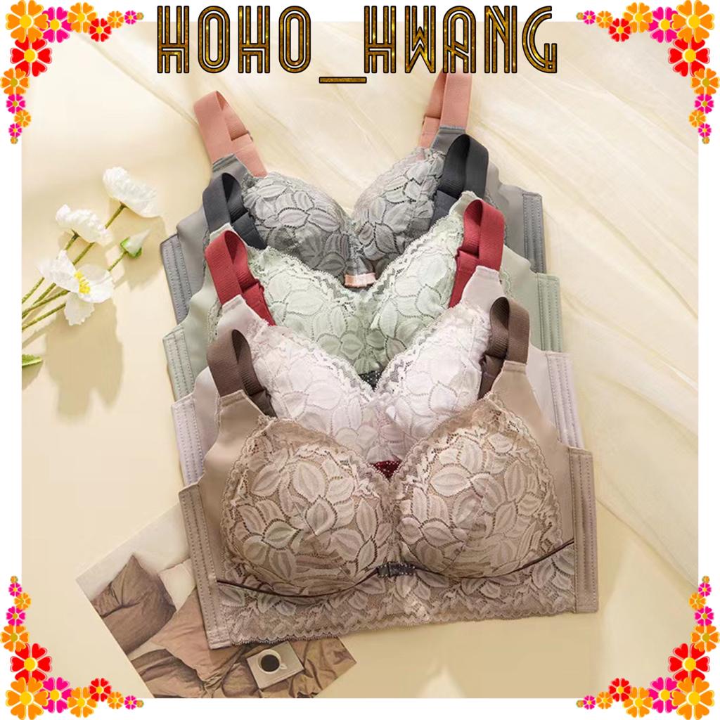 HOHO_HWANG (B-341) BRA WANITA RENDA BH JUMBO BRALETTE