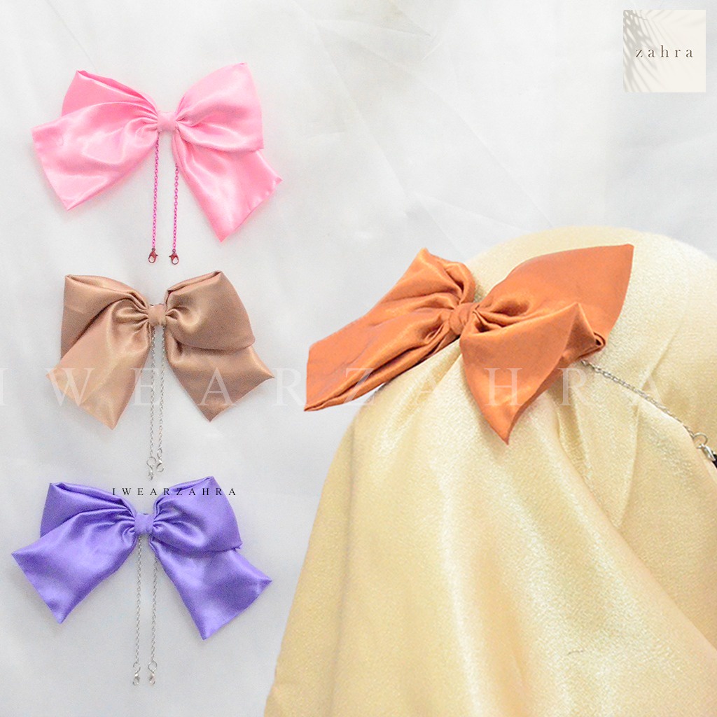 KONEKTOR PITA - Ribbon Strap Connector Pengait Masker Hijab Kerudung Simple Cantik Aksesoris Fashion