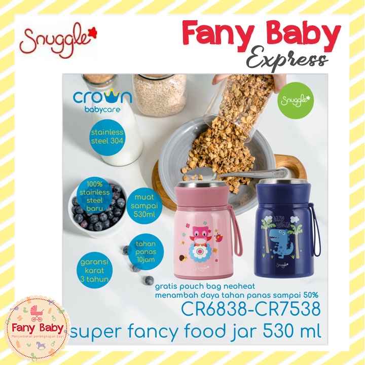 CROWN SNUGGLE LUNCH JAR 530ML / CR6838