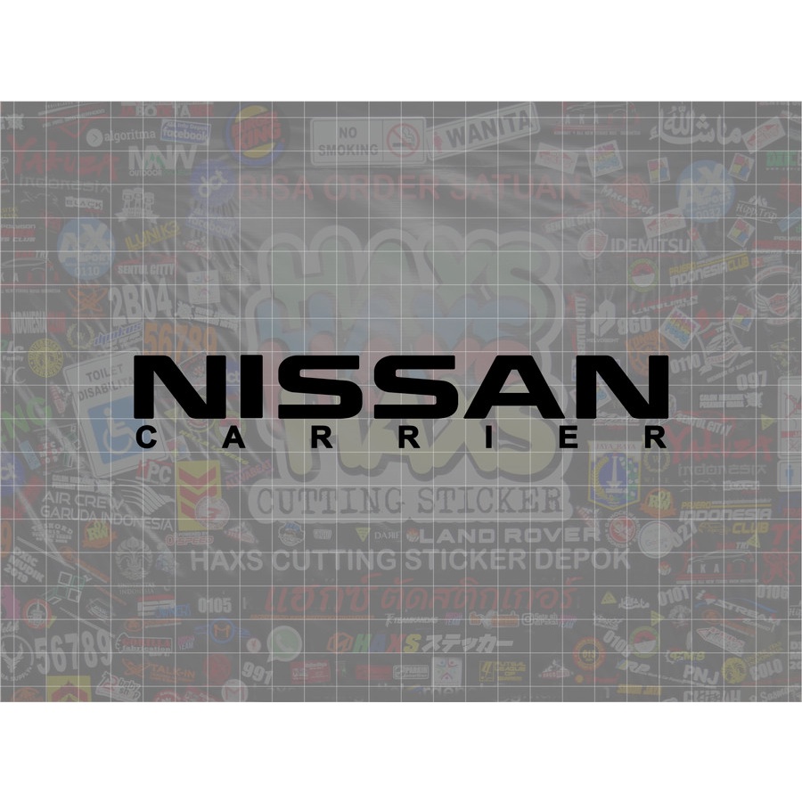 Cutting Sticker Nissan Carrier Ukuran 20 Cm Untuk Mobil