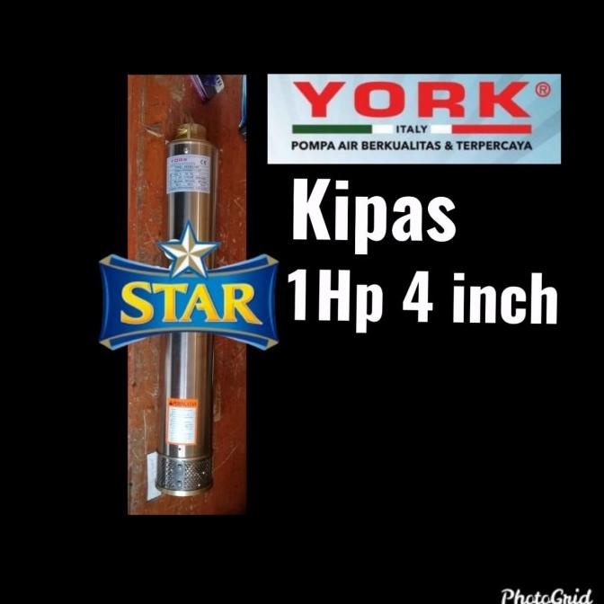 Kipas Pompa Air Satelit York 1Hp 4" Subemersible Artesis
