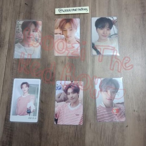 PC Photocard Official Vernon Dino Your choice beside Attaca OP 1 OP 3 Face The Sun (fts) pioneer car