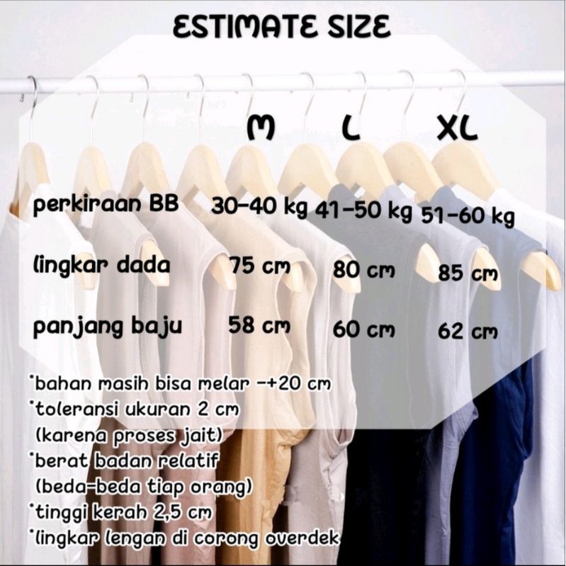 Manset Baju Lekbong Atau Buntung Wanita Bahan Spandek Rayon