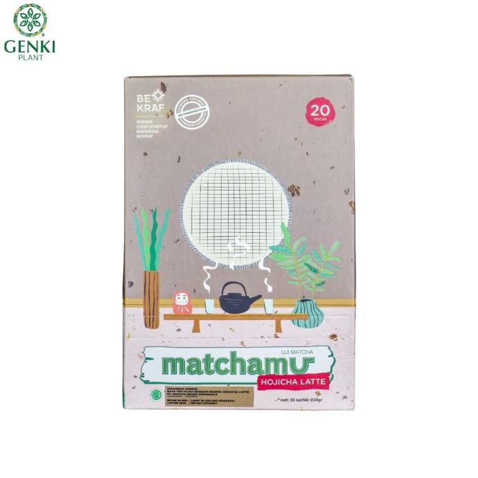 

Matchamu Hojicha Latte - 20 pcs