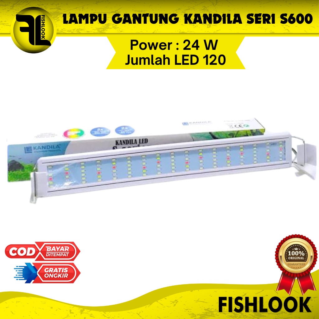 LAMPU KANDILA LED S600 S-600 24W AQUARIUM AQUASCAPE GANTUNG DEKORASI