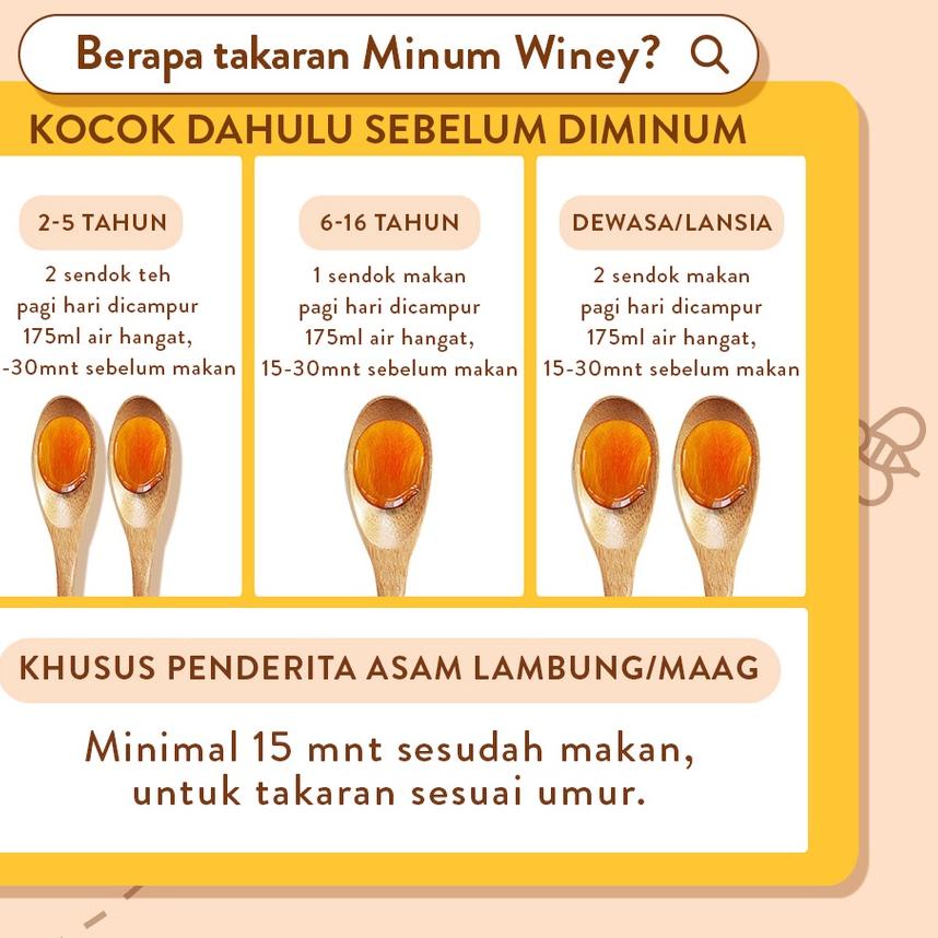 

limited Edition✔️WNY | MENGATASI GERD, ASAM LAMBUNG, MAAG, INFEKSI RADANG LAMBUNG | Winey Healthy Drink | Madu Hutan + Sari Lemon + Cuka Apel Halal | BPOM | BERGARANSI|SQ7