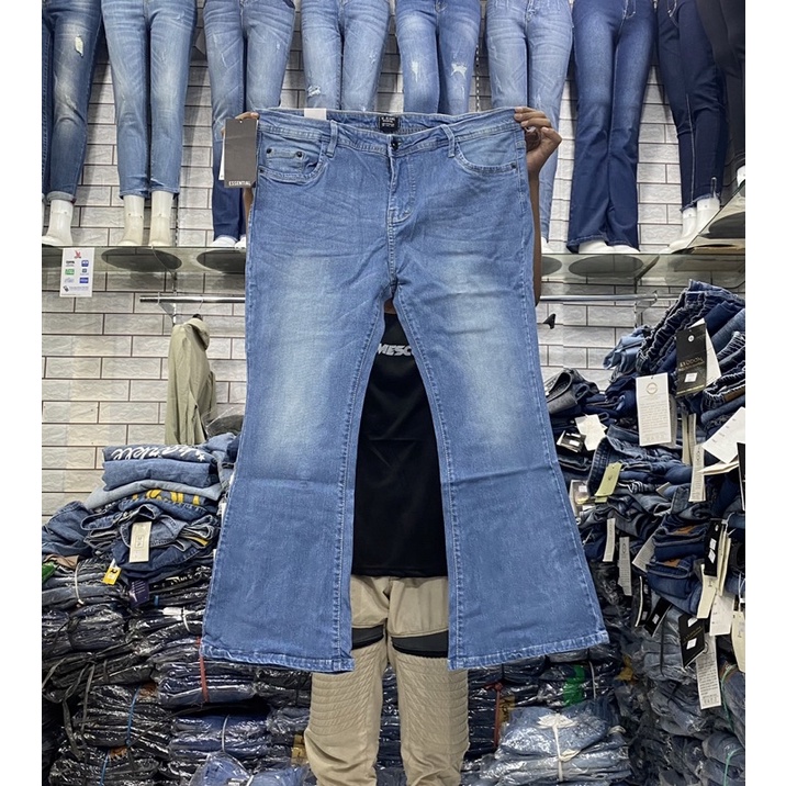 Celana jeans wanita Celana jeans Cutbray VJ jumbo wanita