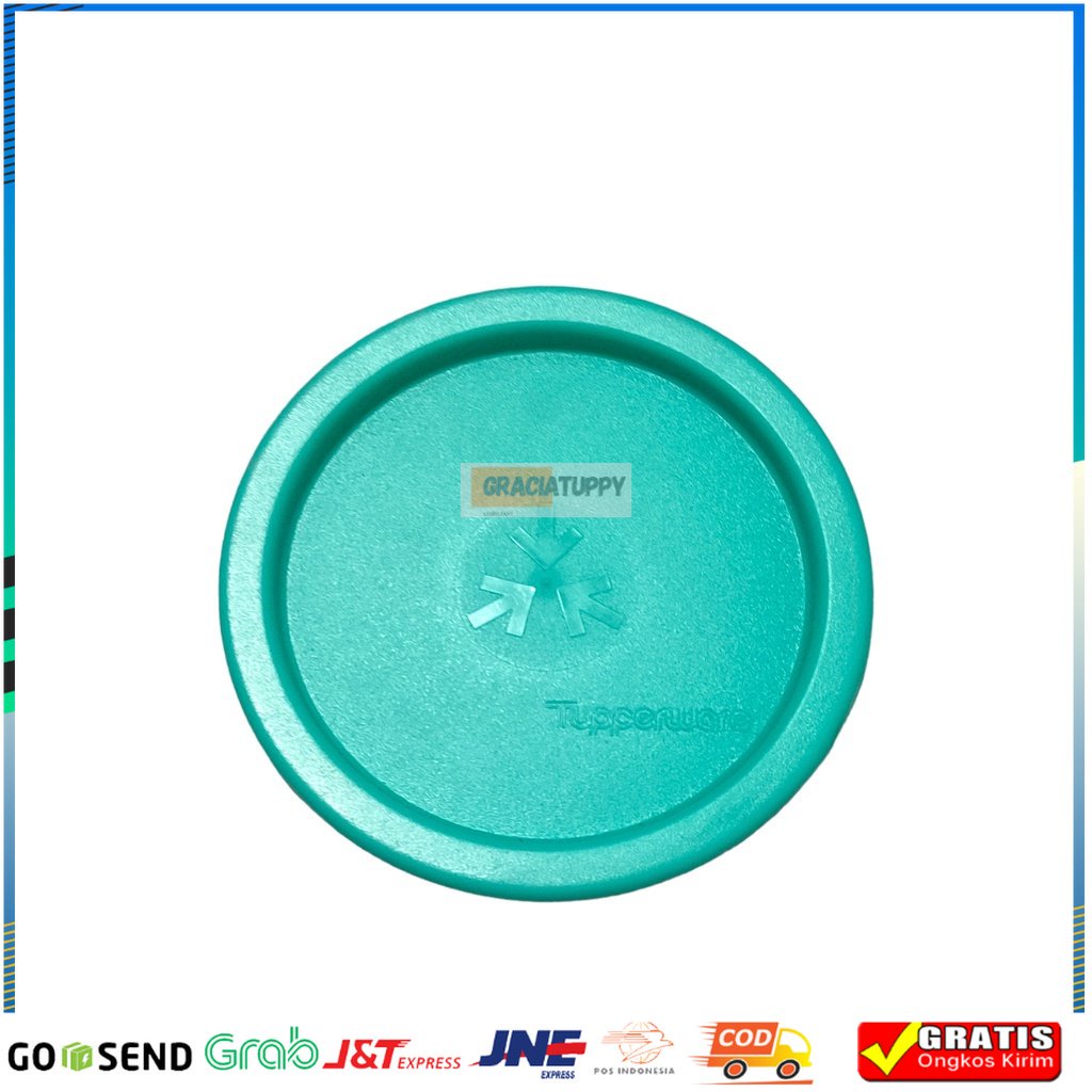 TERMURAH TUTUP TOPLES SMALL MOSAIC CANISTER D13CM TUPPERWARE 1 PCS