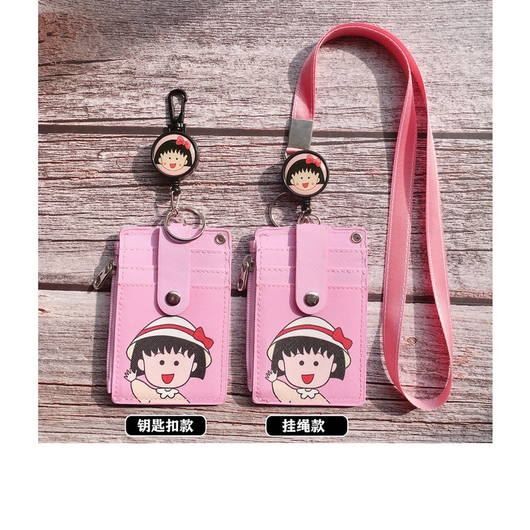 

MS2422 Name Tag ID Card Holder Gantungan Kartu Nama 5 Slot kartu dengan tempat koin