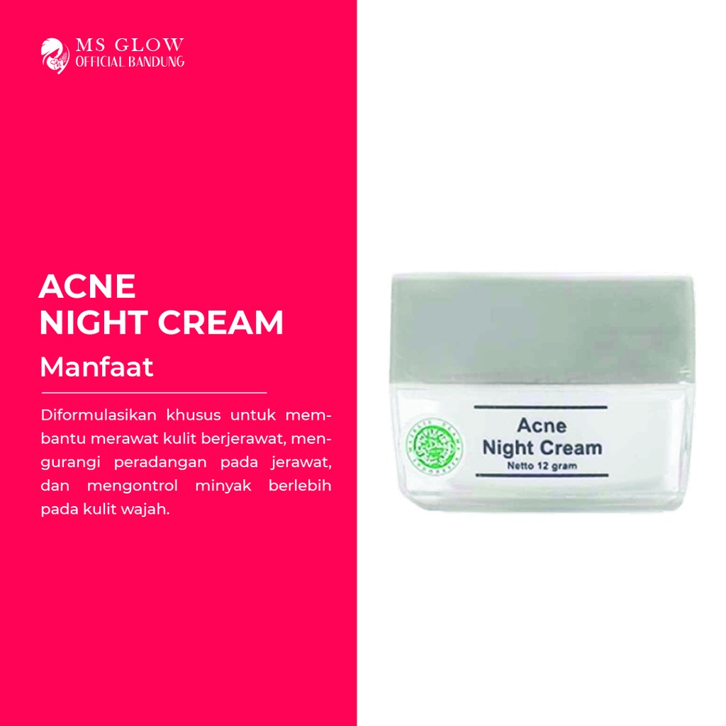 Paket Acne Serum Ms Glow Original Penghilang Jerawat Paket Wajah / Perawatan Wajah Termurah Premium
