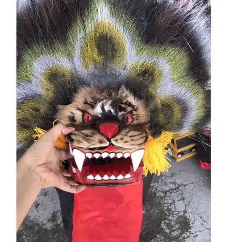 mainan anak topeng barongan blora barong kucing