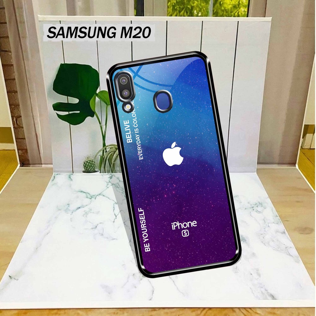 Case Hp Samsung M20 - Case Samsung M20 Terbaru Sukses Case - Case Kaca M20 - Soft Case Samsung M20 - Sofkes Hp - Sarung Hp - Samsung M20 - Case Keren - Case Mewah - Case Kilau - Hard Case Samsung - [ SM-9 ] -