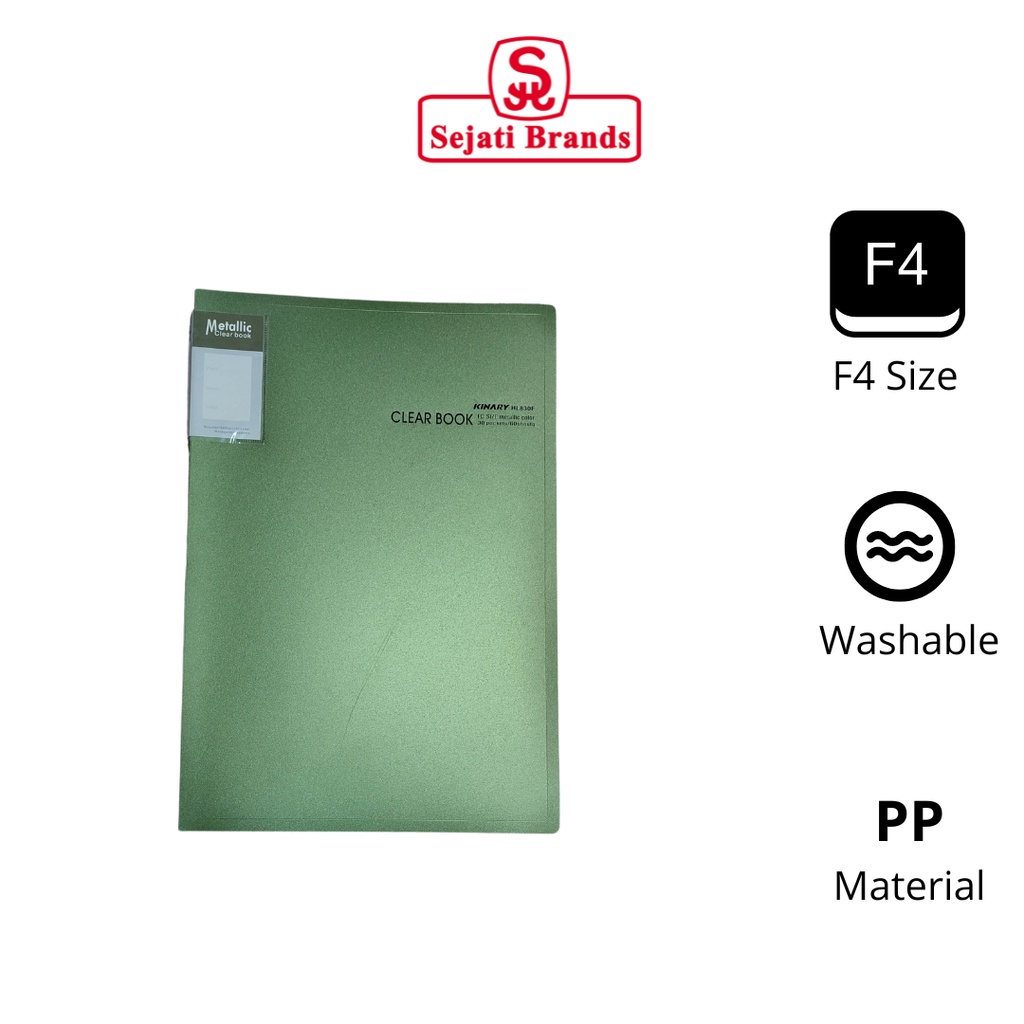 

KINARY Map Plastik/Clear Holder/Dokumen Keeper F4 (HL-830F)
