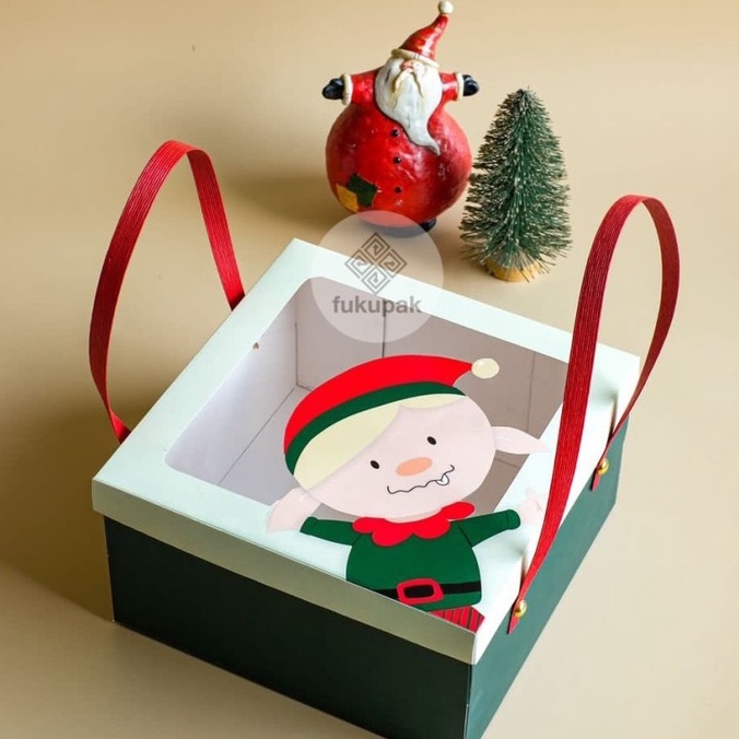 Dus Natal 22x22 Kotak Hamper Christmas Box (10pcs)