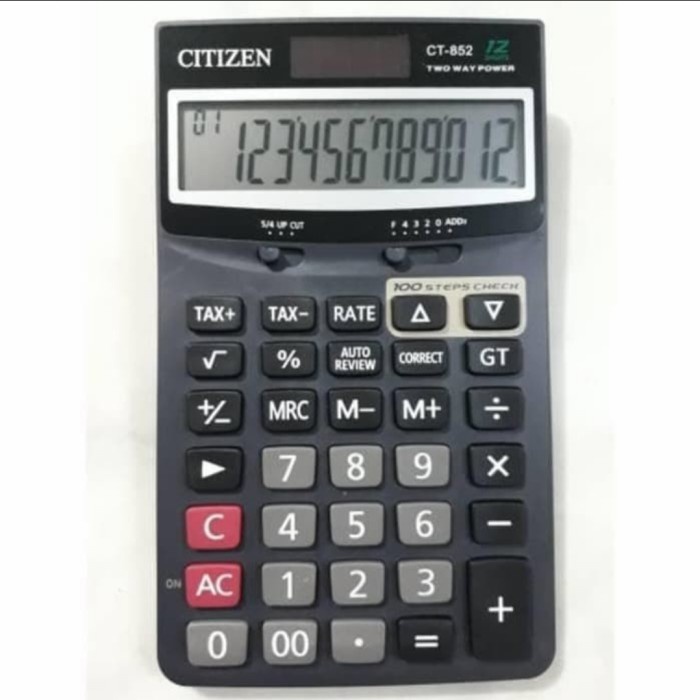 

TERMURAH KALKULATOR CHECK & CORRECT CITIZEN CT-852 - Calculator Desktop CT852