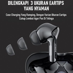 Robot TWS Wireless Earphone Airbuds T30 Original BT 5.3 True Wireless Headset Bluetooth Earbuds