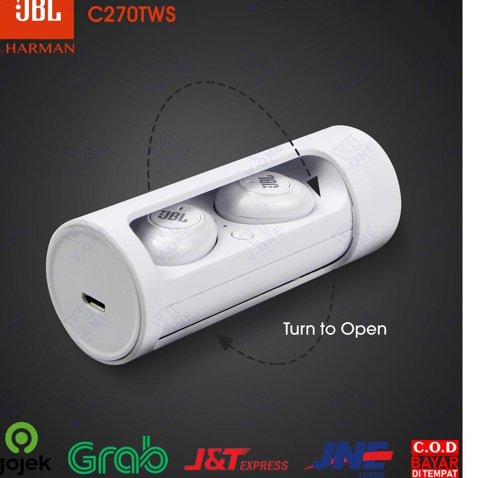 Sale JBL C270 TWS Bluetooth Earphone Wireless Headphones For Andorid Ios