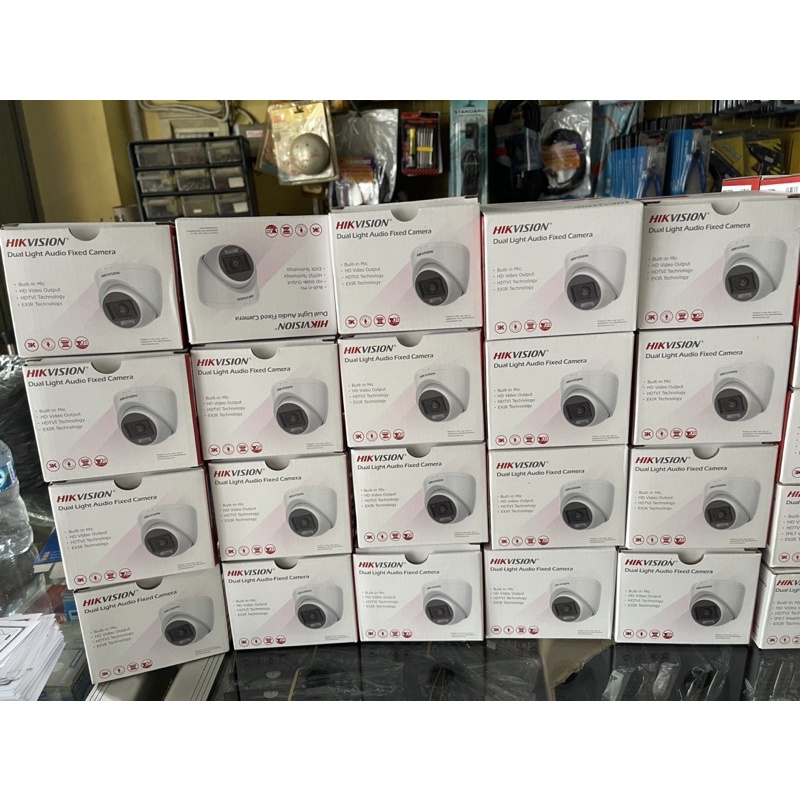 Camera cctv hikvision 5mp support audio DS-2CE16K0T-LPFS dan DS-2CE76K0T-LPFS