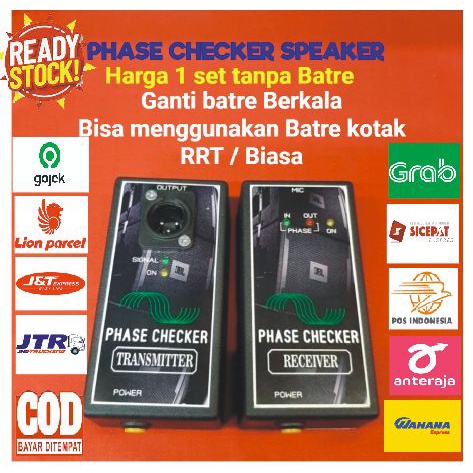 Phase Checker Speaker / Polarity phase Checker Spiker Kualitas
