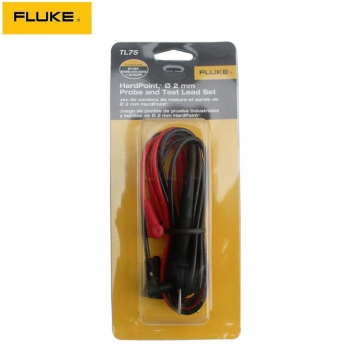 FLUKE TL75 - Probe and Test Lead Set - HardPoint 2mm Multimeter Cable