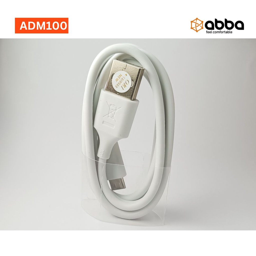 KABEL DATA ABBA ADM100 MIKRO USB MAX 3.0A QUICK CHARGER