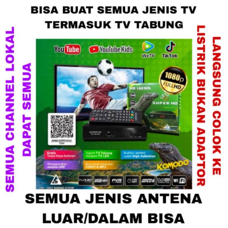 STB HDTV SET TOP BOX TV DIGITAL FULL HD 1080p AUTO SCAN DAN AUTO SAVE