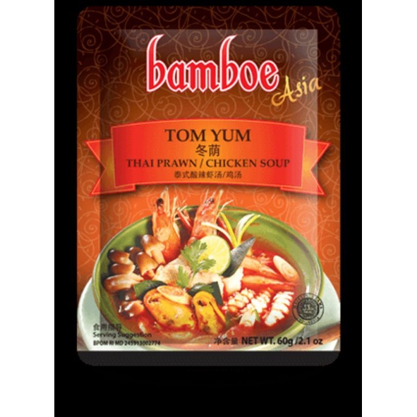 Bumbu Bamboe Tom Yum 60Gr