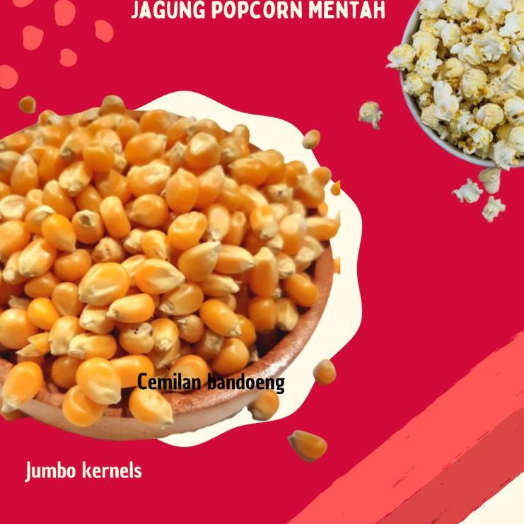 

[KODE TS69M] Jagung Popcorn Non GMO Mentah Butterfly 1kg EXP JUNI 2024