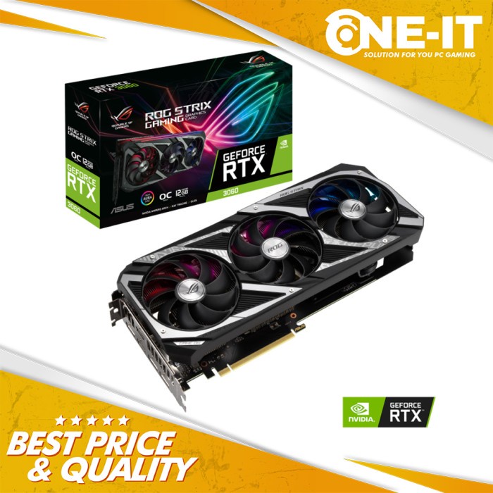 VGA ASUS ROG Strix GeForce RTX 3060 V2 OC 12G 12GB GDDR6