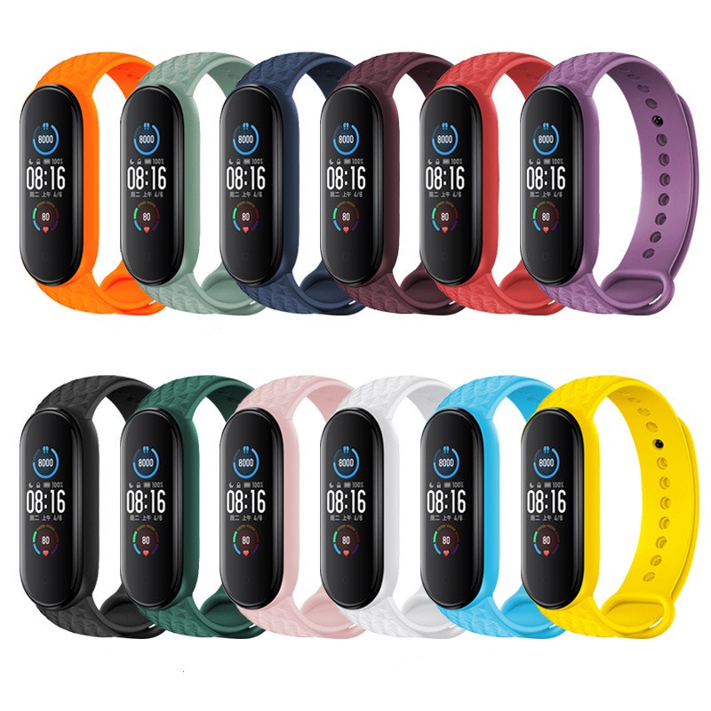 Strap XiaoMi Mi Band 6 / Mi Band 5 / Mi Band 4 / Mi Band 3 Pola Berlian