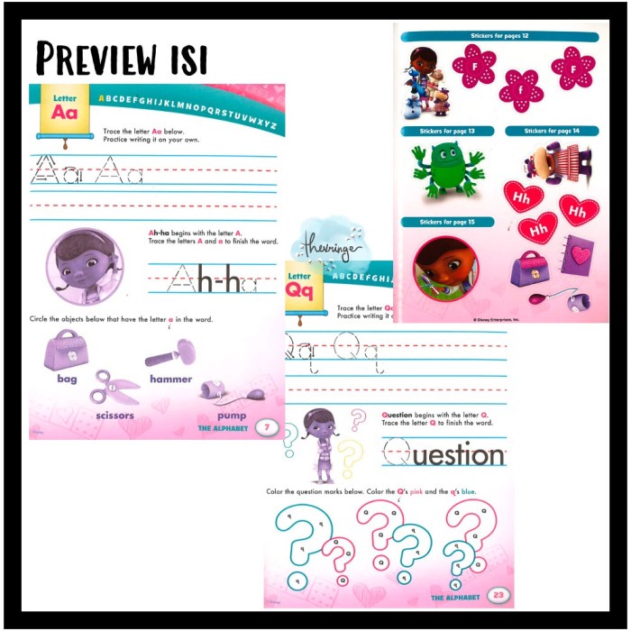 Doc Mcstuffins Giant Learning Activity Book