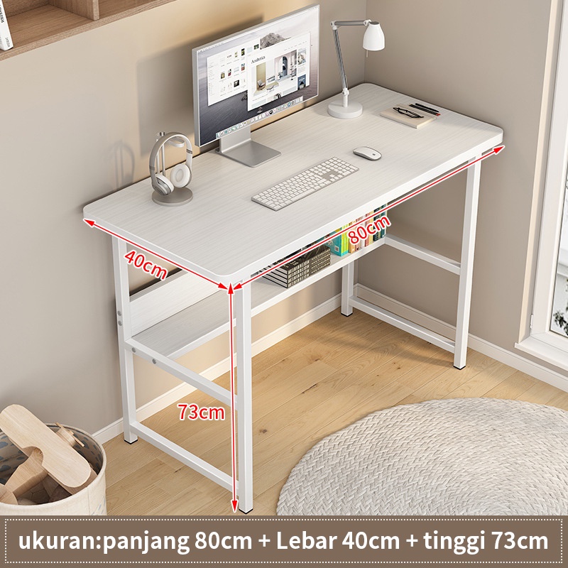Pocket Dragon Meja belajar anak/Meja laptop/Meja komputer /Meja kerja/Meja belajar aesthetic/Meja kantor (A150)-A150(80cm)table