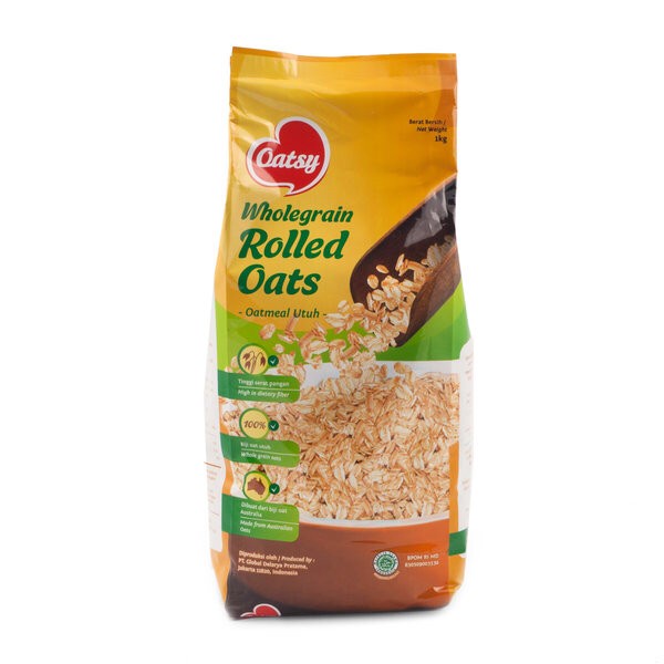 

Oatsy Oat Roll Biji Utuh 1 kg