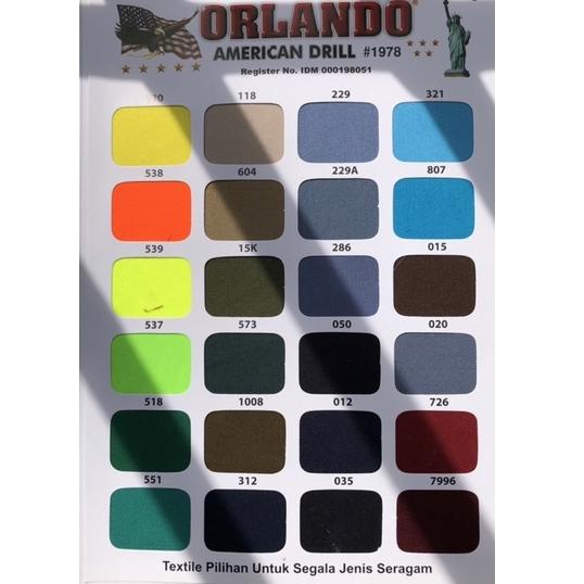 ㄼ American Drill Orlando // Kain Seragam American Drill Hight Quality Grosir Dan Ecer / Meter TERBAR