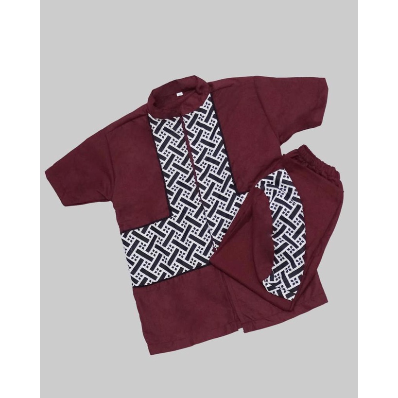 PROMO BAJU KOKO ANAK/SETELAN MUSLIM ANAK LAKI-LAKI/SETELAN BAJU MUSLIM BATIK ANAK MODEL TERBARU