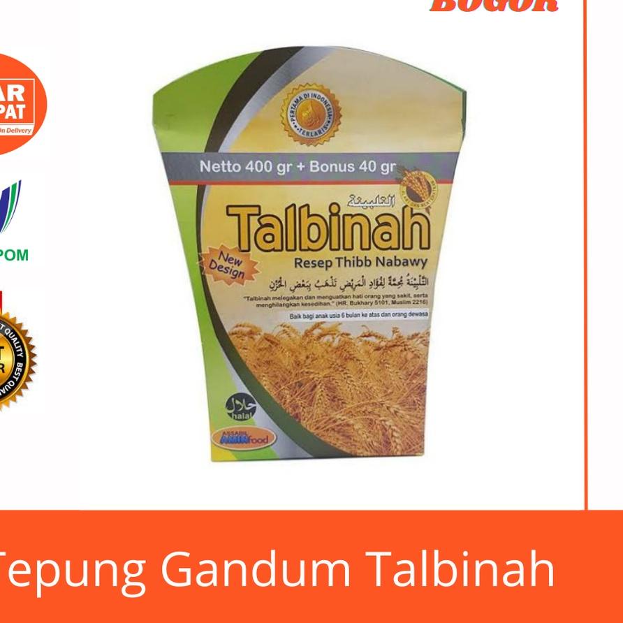 

limited Edition✔️Tepung Gandum Talbinah 400gr Tepung Bubur Gandum Membantu Mengobati Maag Assabil Amin Food|SQ3