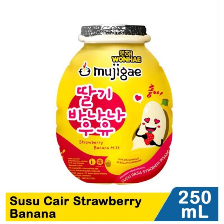 

MUJIGAE SUSU CAIR STRAWBERRY BANANA 250ML