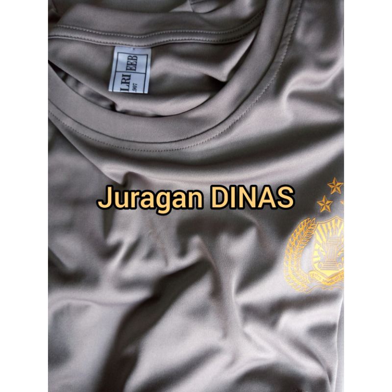 Kaos jatah polri bahan Jersey (slim fit) original asli sisa pembagian terbaru