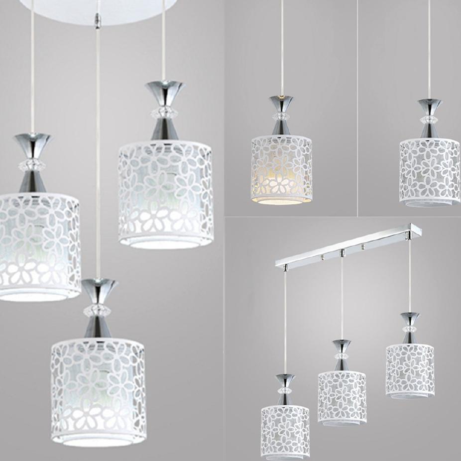 Booming 3 Lampu Gantung Minimalis LED Modern Bentuk Kelopak untuk Dekorasi Ruang Makan [TANPA BOHLAM