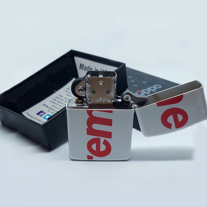 Korek Api Zippo Supreme Putih Grade Ori