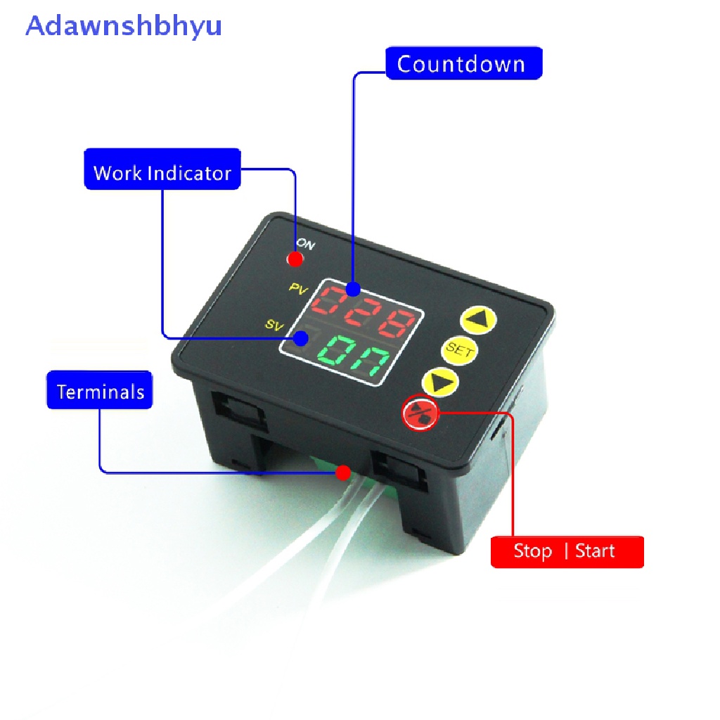 Adhyu T2310 LCD Digital Display Microkomputer Time Controller Modul Kontrol Timer ID