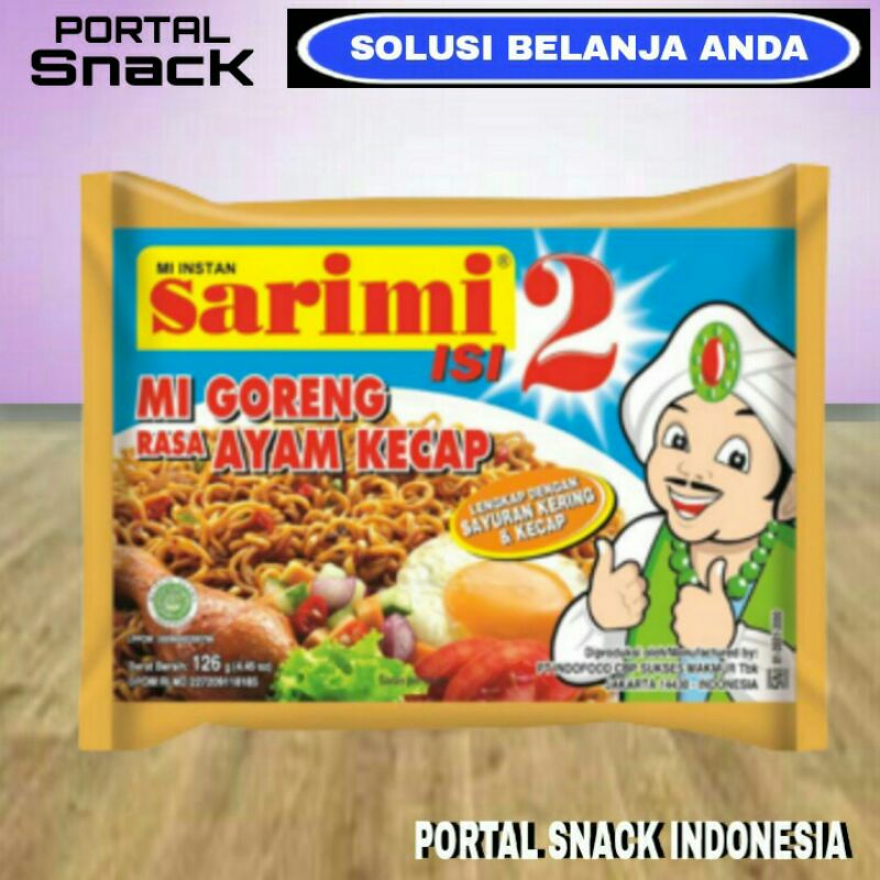 

SARIMI ISI 2 Mie instan goreng ayam kecap 126gr