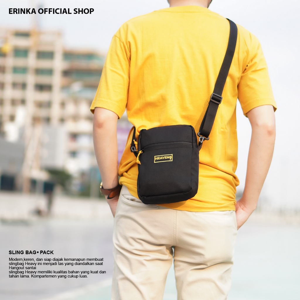 [HEAVENS X HEAVY.BAG] SLINGBAG ORIGINAL HEAVENS. TAS SELEMPANG . SLINGBAG HEAVENS