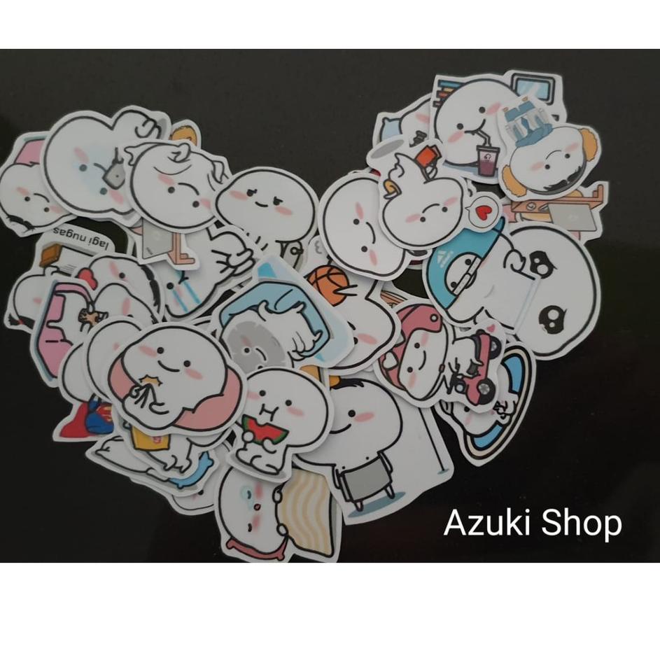 

ク Sticker PENTOL Lucu laminasi Ecer isi 20 pcs ち