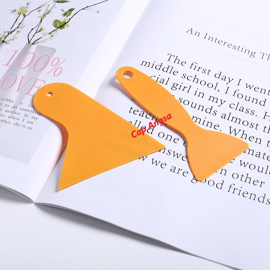 SCRAPER KAPE ALAT BANTU PASANG KACA FILM STICKER WALL PAPER TOOL RAKEL MOBIL MOTOR 1pc ANTI GORES