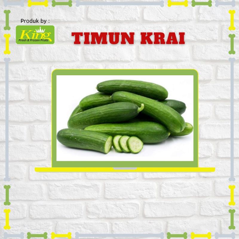 

Timun krai segar 500gr, sayur timun krai fresh, timun krai