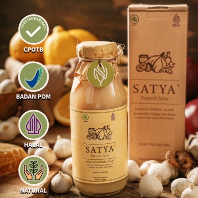 

satya healthy juice-satya jus bawang tunggal-satya minuman kesehatan-jus bawang