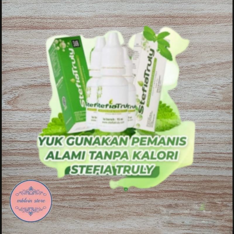 

Stevia Truly / Gula Zero Kalori Stefia 15 Ml / Gula Tetes Stevia