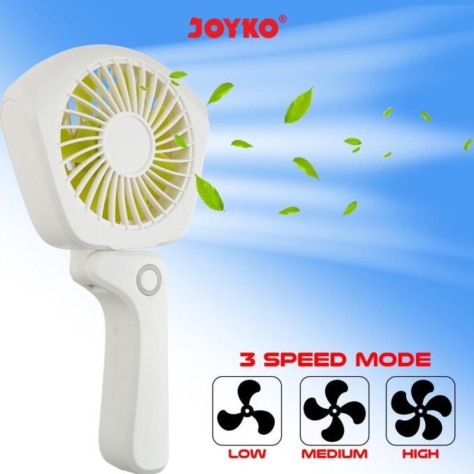 

Rechargeable Hand Fan Mini Desk Fan Kipas Tangan Joyko HFN-16